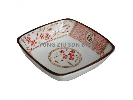 4.5^CERAMICS PLATE(FUGUI FUMEI)(1P)CNY(10068)